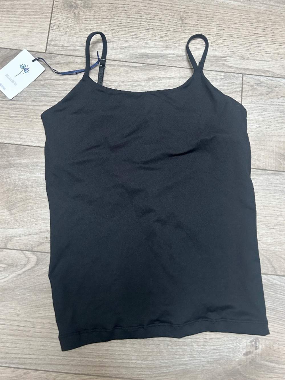 Bleum Black Shelf Bra Camisole
